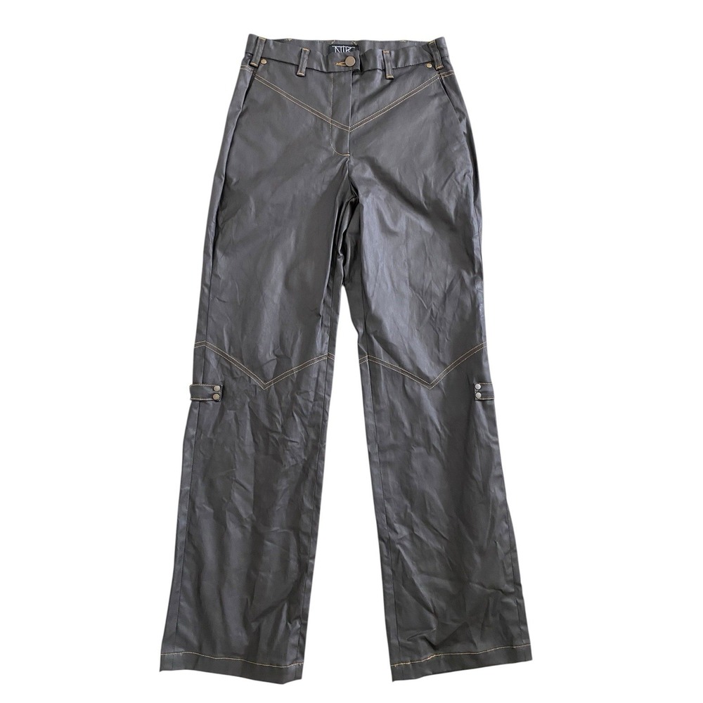 NTK Rodeo Jeans Womens Chocolate Brown Caramel Stitch Cowgirl Pants Size 26